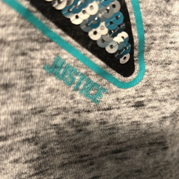 👧Girls 14/16 Long Sleeve Active Shirt, Hoody. Justice. - Picture 4 of 6
